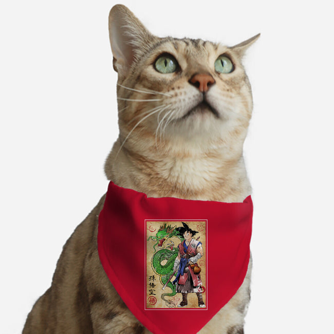 Ronin Saiyan-cat adjustable pet collar-DrMonekers