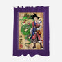 Ronin Saiyan-none polyester shower curtain-DrMonekers