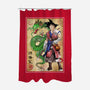 Ronin Saiyan-none polyester shower curtain-DrMonekers