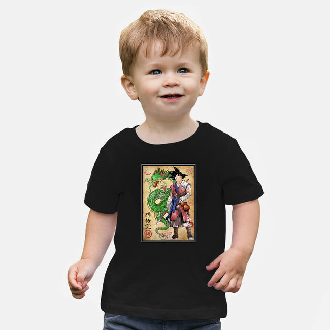 Ronin Saiyan-baby basic tee-DrMonekers