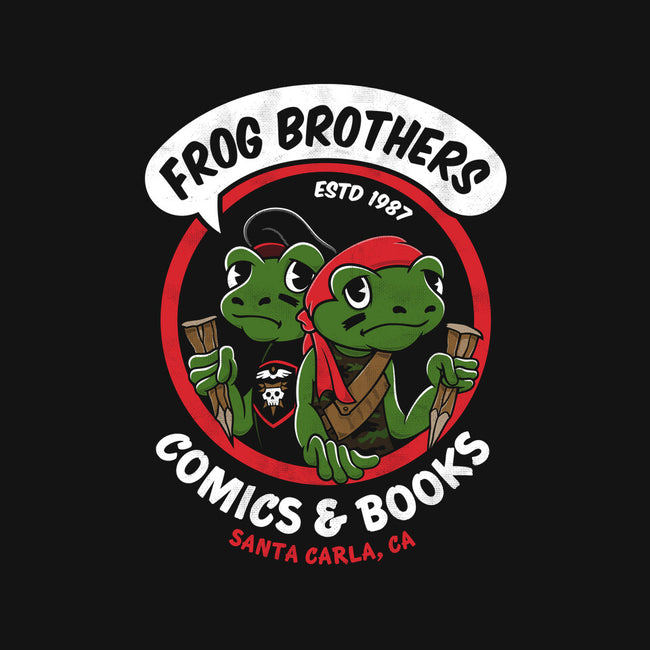 Frog Brothers Comics-none polyester shower curtain-Nemons