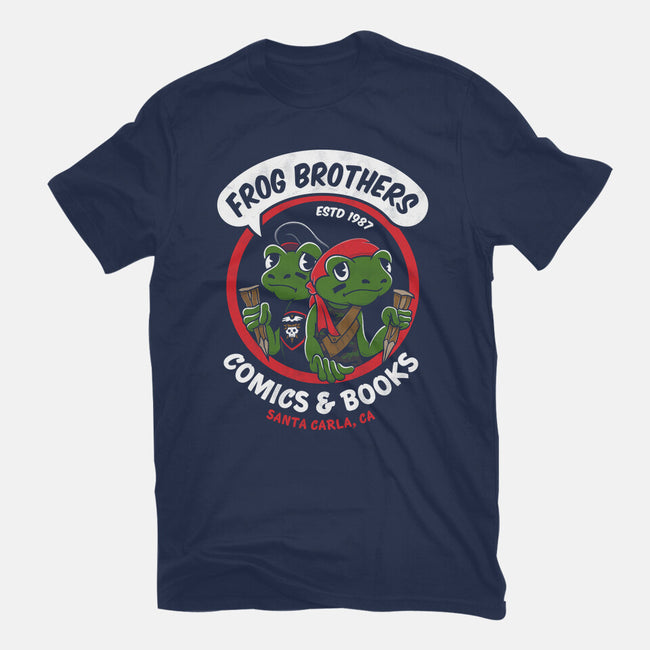 Frog Brothers Comics-mens heavyweight tee-Nemons