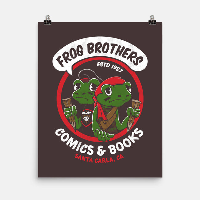 Frog Brothers Comics-none matte poster-Nemons