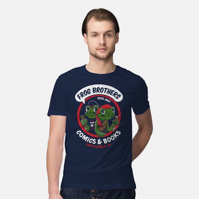 Frog Brothers Comics-mens premium tee-Nemons