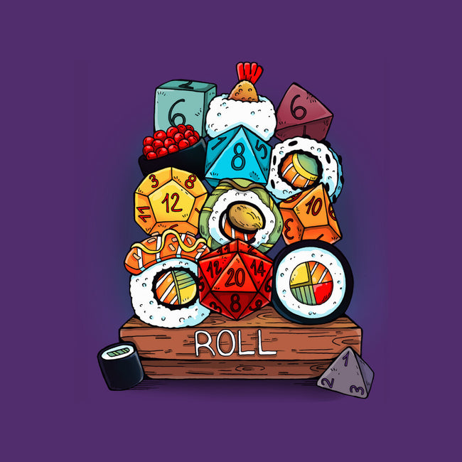 Sushi Roll-none stretched canvas-Vallina84