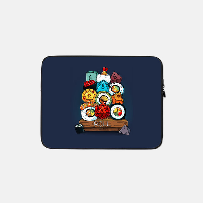 Sushi Roll-none zippered laptop sleeve-Vallina84