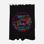 80's Future-none polyester shower curtain-rocketman_art