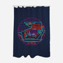 80's Future-none polyester shower curtain-rocketman_art
