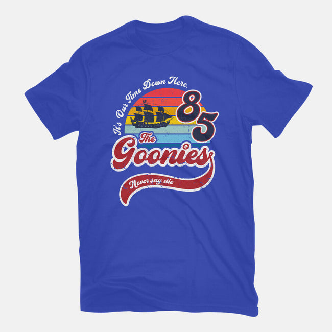 Goonies Never Say Die-mens basic tee-DrMonekers