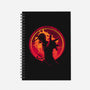 Flame Fist-none dot grid notebook-teesgeex