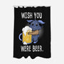 Wishing-none polyester shower curtain-FunkVampire