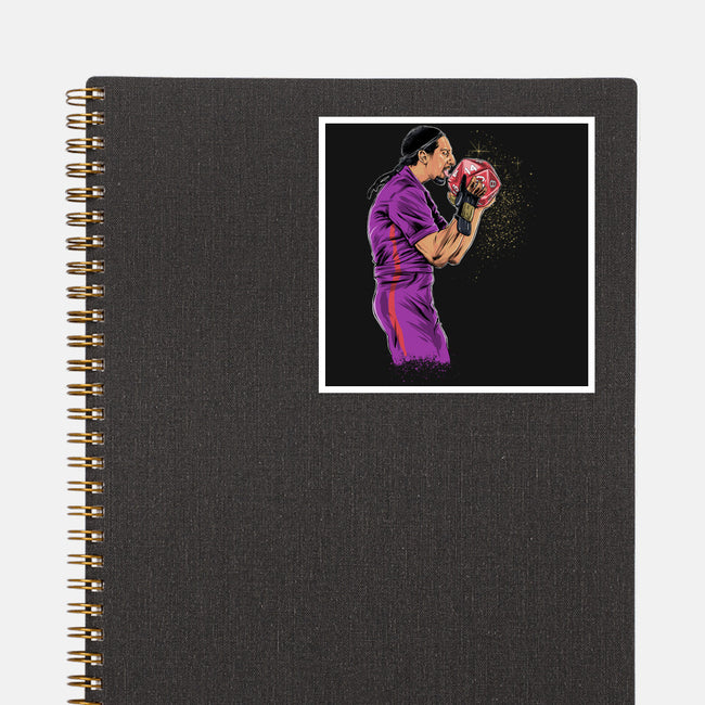 Jesus Strike-none glossy sticker-zascanauta