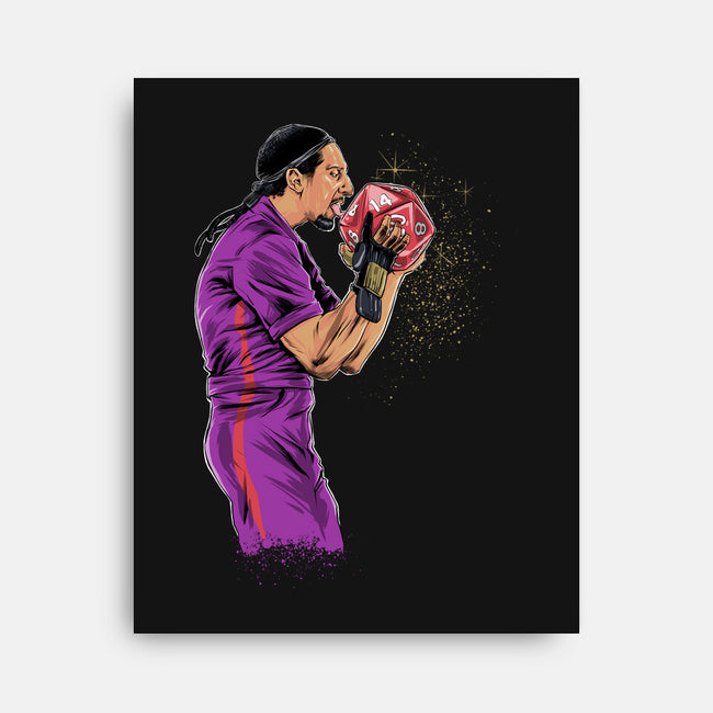 Jesus Strike-none stretched canvas-zascanauta