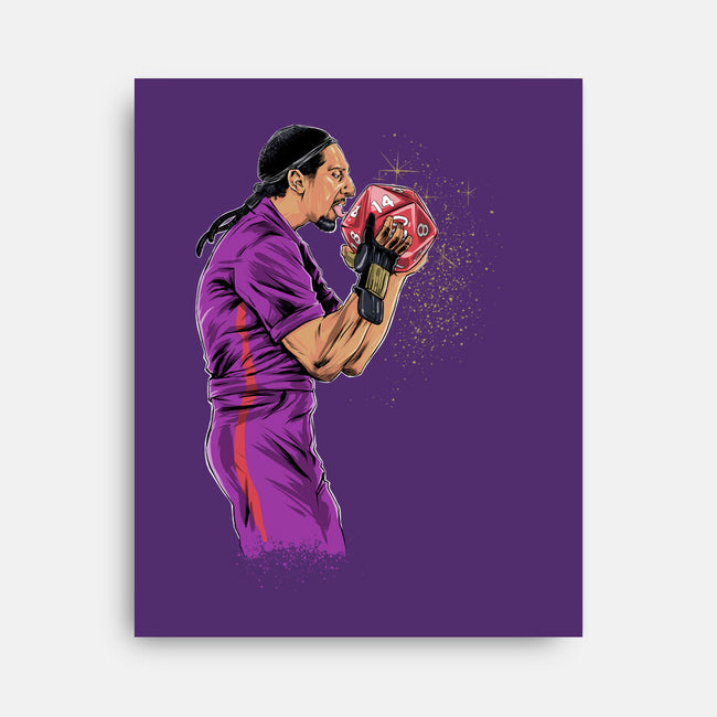 Jesus Strike-none stretched canvas-zascanauta