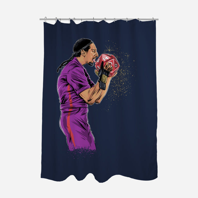 Jesus Strike-none polyester shower curtain-zascanauta