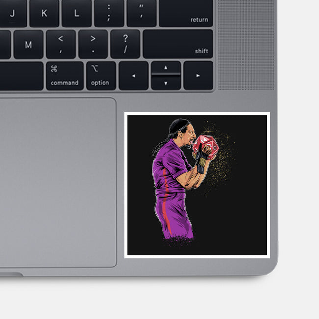 Jesus Strike-none glossy sticker-zascanauta