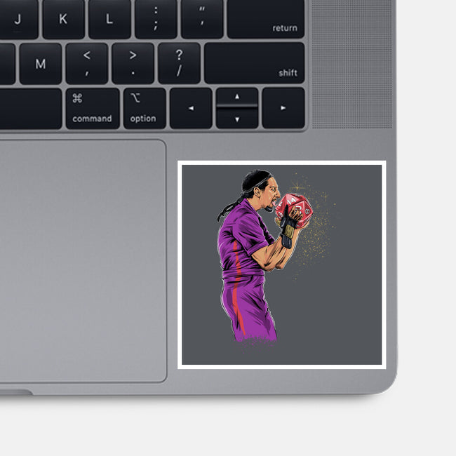 Jesus Strike-none glossy sticker-zascanauta