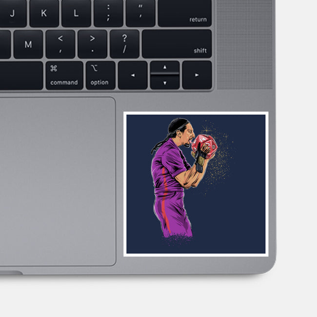 Jesus Strike-none glossy sticker-zascanauta