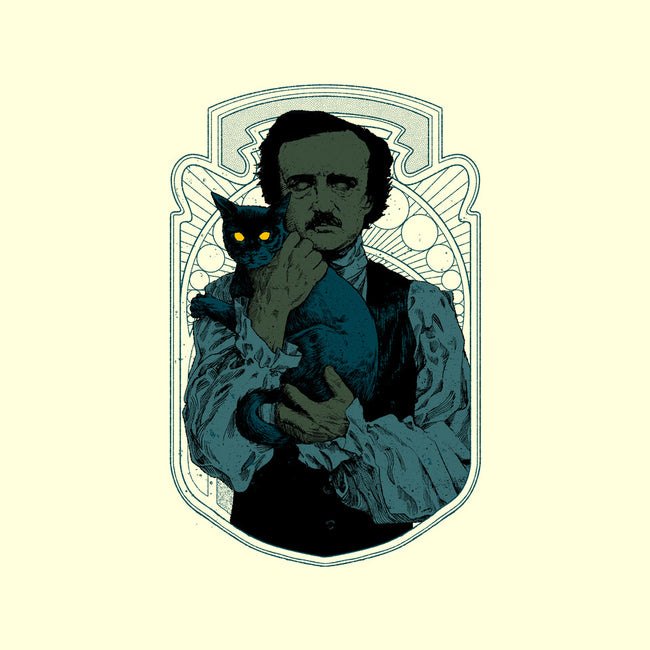 Poe And The Black Cat-none zippered laptop sleeve-Hafaell
