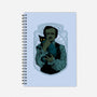Poe And The Black Cat-none dot grid notebook-Hafaell