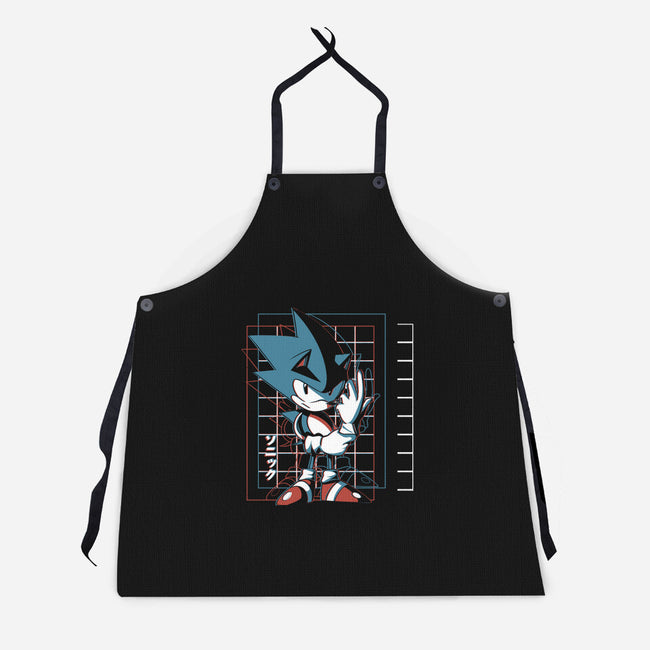 3D Hedgehog-unisex kitchen apron-Gazo1a