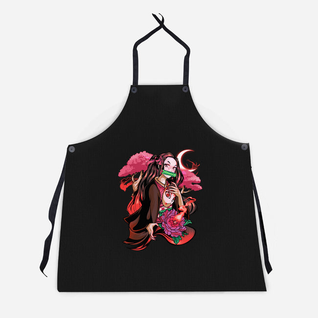 Cute Demon-unisex kitchen apron-heydale