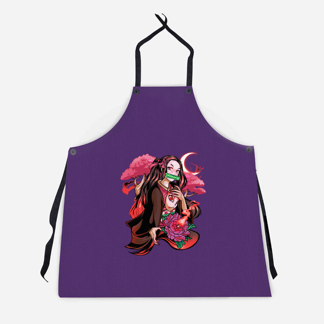 Cute Demon-unisex kitchen apron-heydale