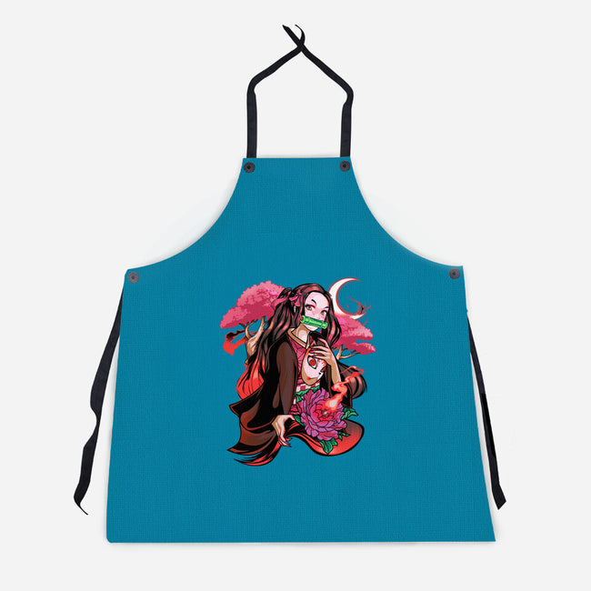 Cute Demon-unisex kitchen apron-heydale