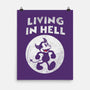 Living In Hell-none matte poster-Paul Simic