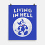Living In Hell-none matte poster-Paul Simic