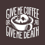 Give Me Coffee-none stretched canvas-Azafran