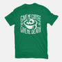 Give Me Coffee-womens fitted tee-Azafran