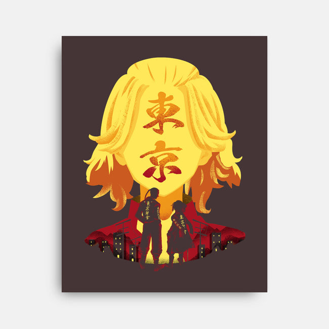 Tokyo Manji Gang-none stretched canvas-constantine2454