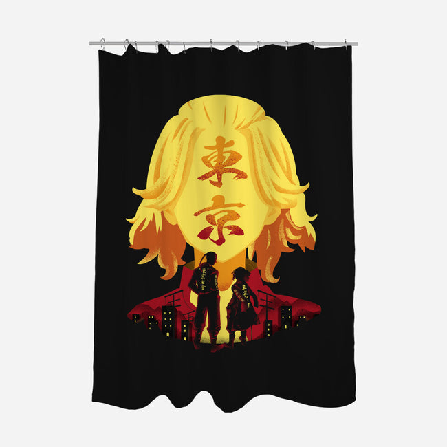 Tokyo Manji Gang-none polyester shower curtain-constantine2454