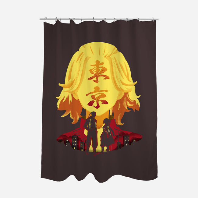 Tokyo Manji Gang-none polyester shower curtain-constantine2454