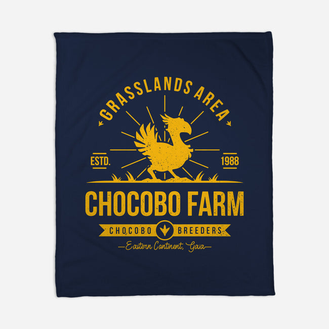 Chocobo Farm-none fleece blanket-Alundrart
