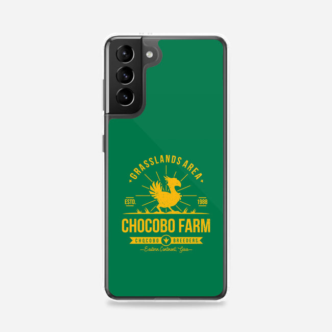 Chocobo Farm-samsung snap phone case-Alundrart