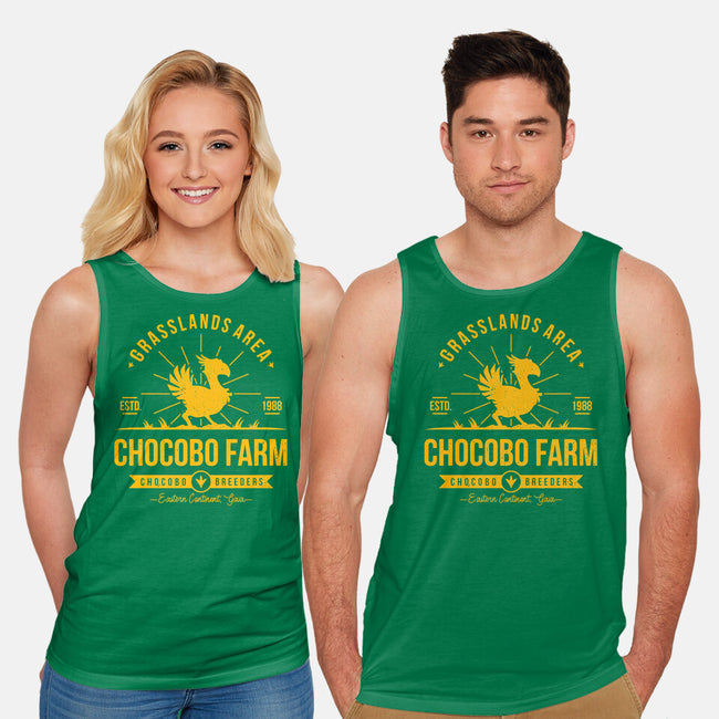 Chocobo Farm-unisex basic tank-Alundrart