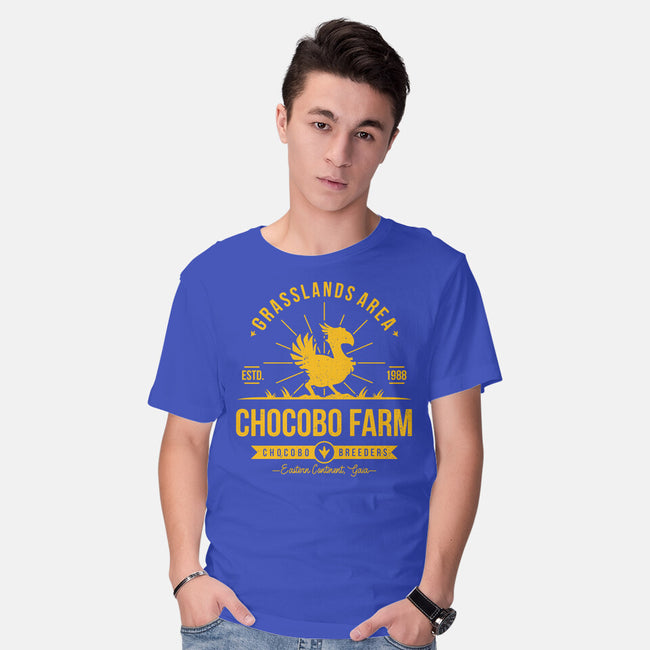 Chocobo Farm-mens basic tee-Alundrart