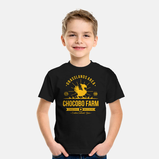 Chocobo Farm-youth basic tee-Alundrart