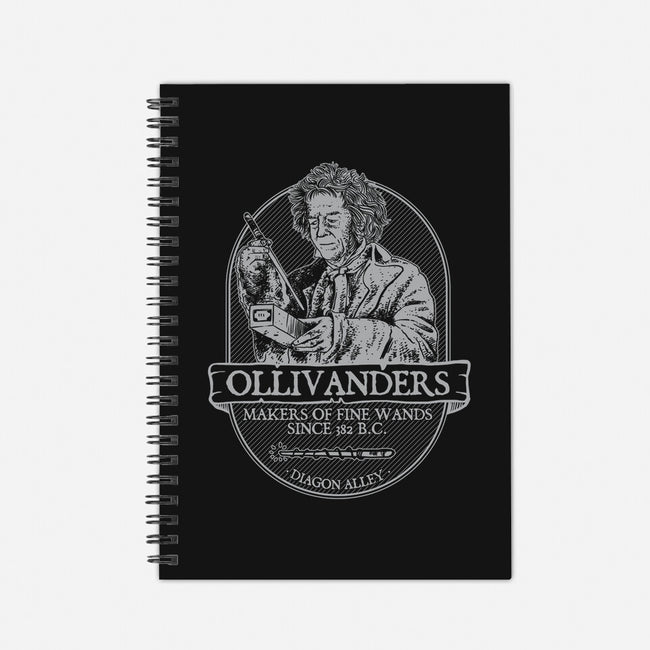 Ollivanders Fine Wands-none dot grid notebook-Azafran