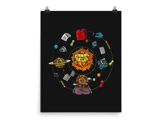 Set Dice Solar System