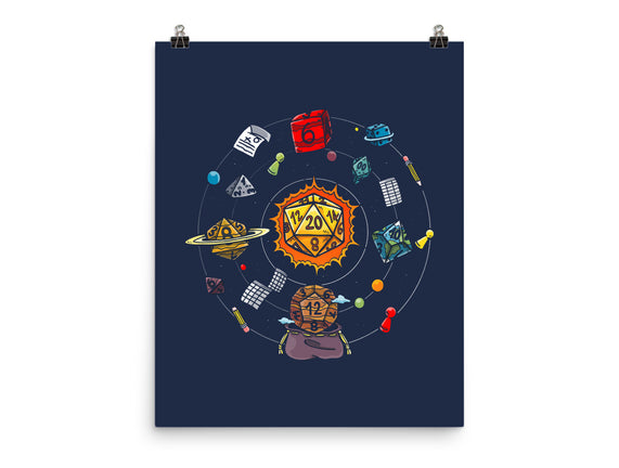Set Dice Solar System