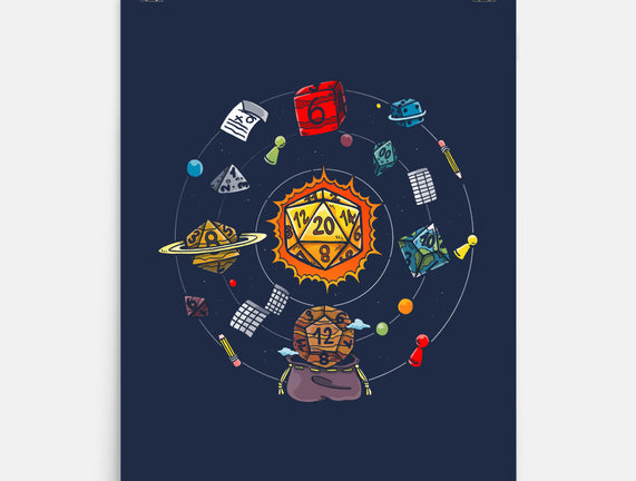 Set Dice Solar System