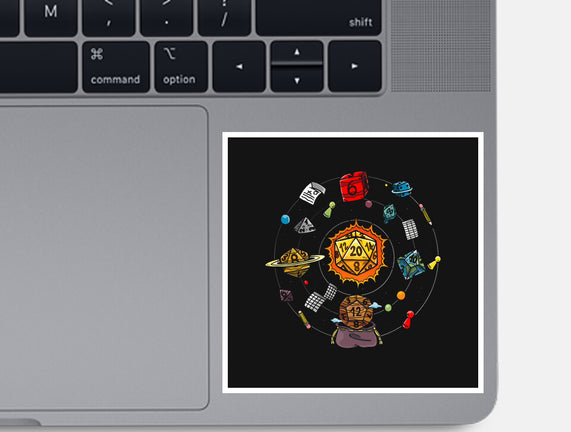 Set Dice Solar System