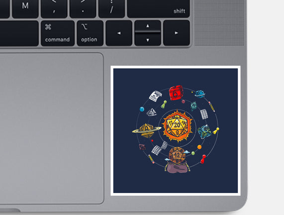 Set Dice Solar System