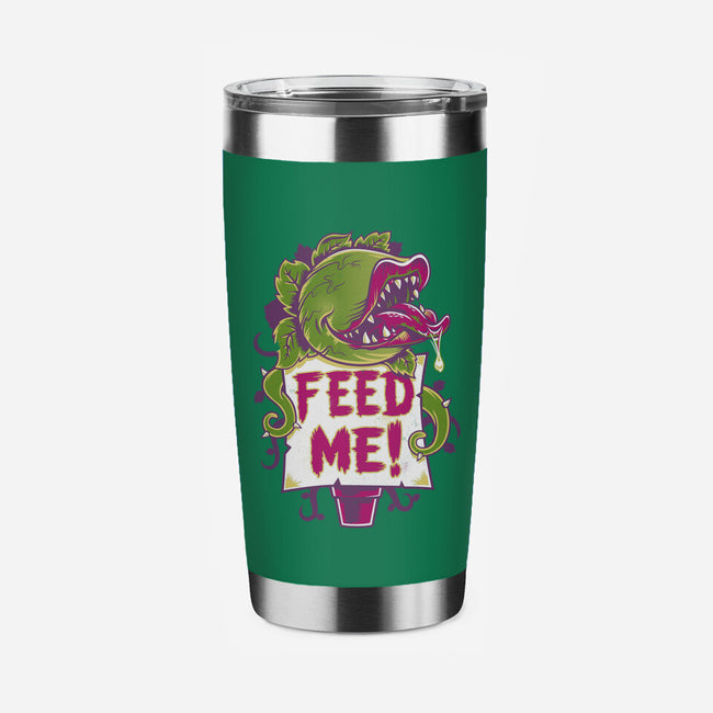 Feed Me Seymour!-none stainless steel tumbler drinkware-Nemons