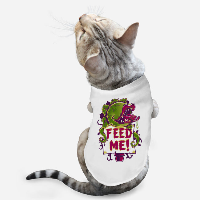 Feed Me Seymour!-cat basic pet tank-Nemons