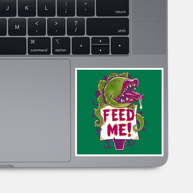Feed Me Seymour!-none glossy sticker-Nemons