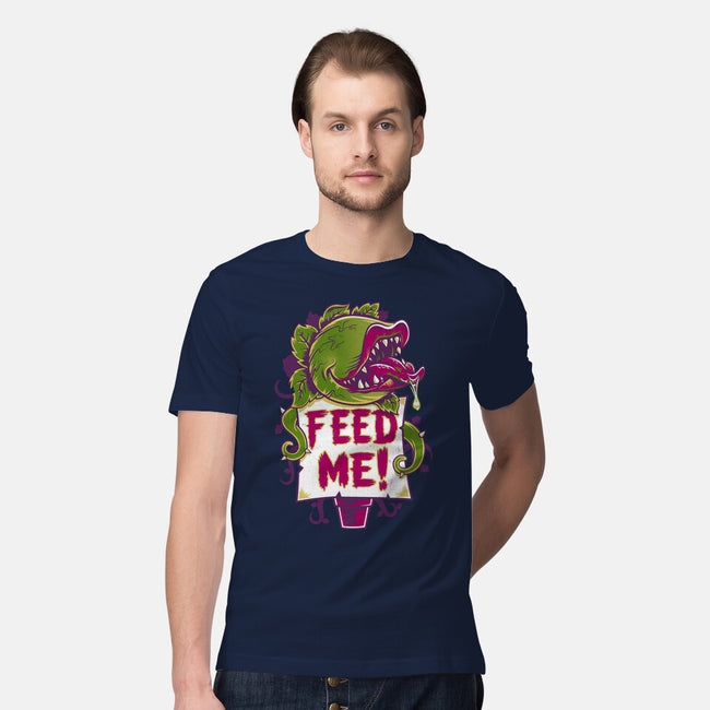 Feed Me Seymour!-mens premium tee-Nemons